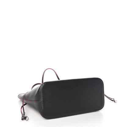 Louis Vuitton Epi Neverfull MM Black Hot Pink 4 of 12