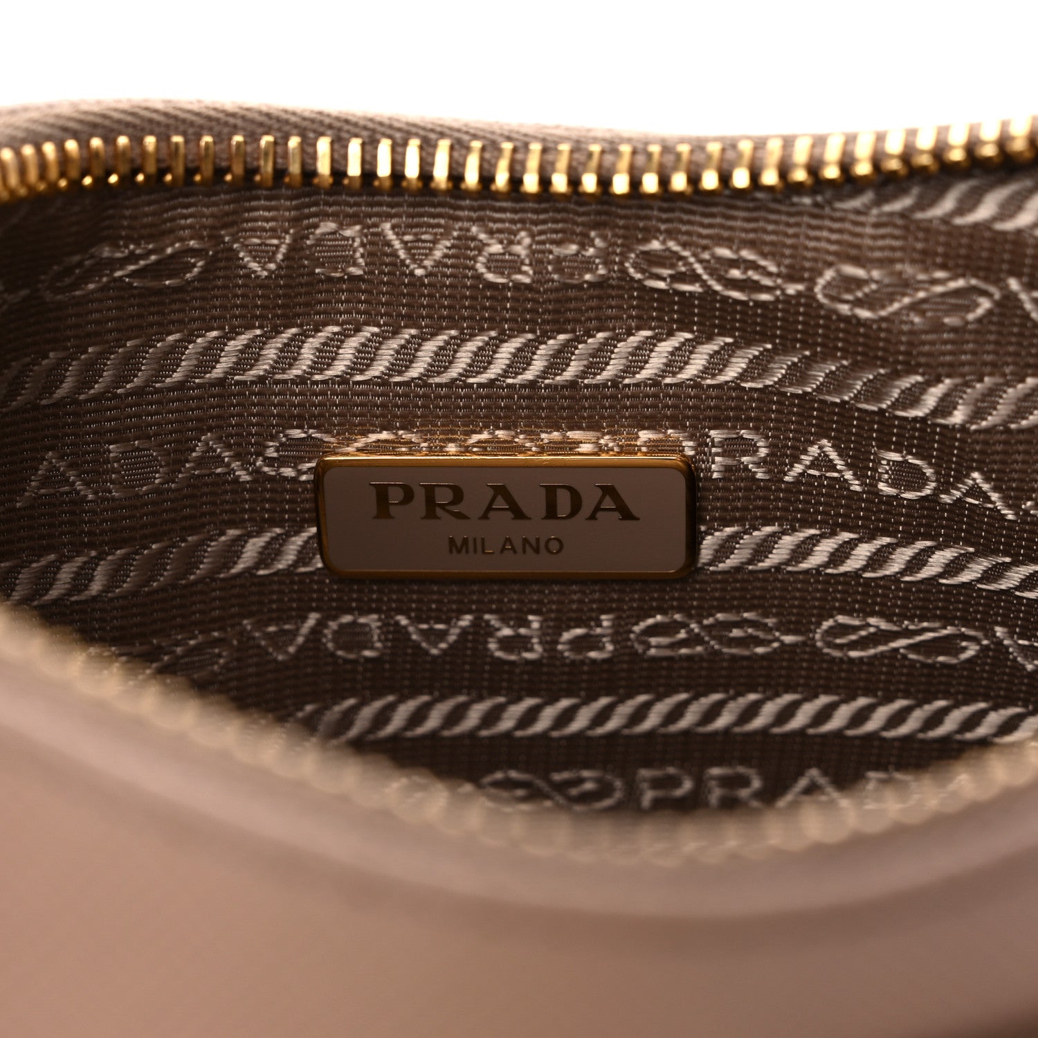 Prada Saffiano Re-Edition 2005 Shoulder Bag Cammeo Beige 6 of 11