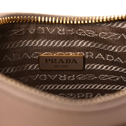 Prada Saffiano Re-Edition 2005 Shoulder Bag Cammeo Beige 6 of 11