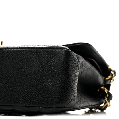 Chanel Caviar Quilted Small Double Flap Black 10 of 14