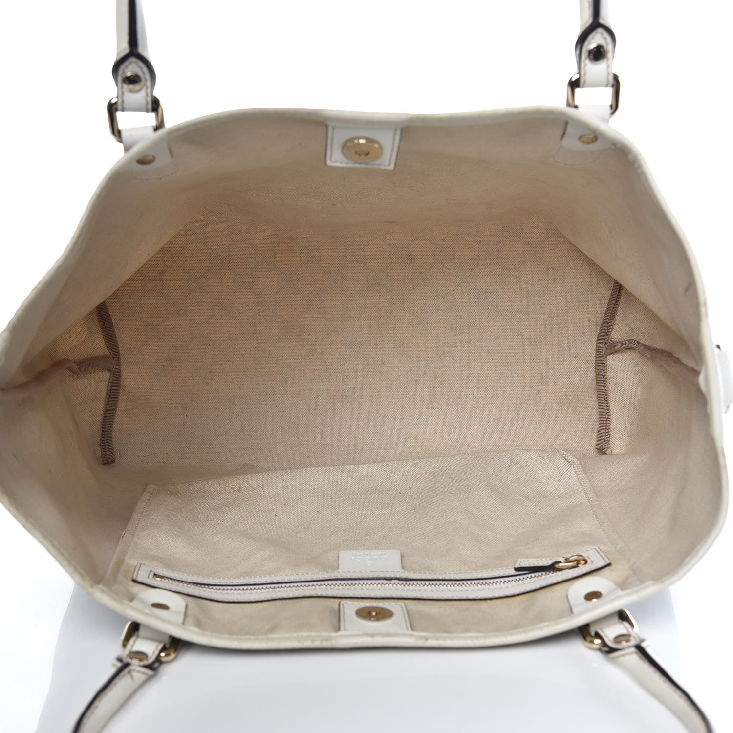 Gucci GG Plus Monogram Medium Canada Flag Unicef Tote Red 4 of 23