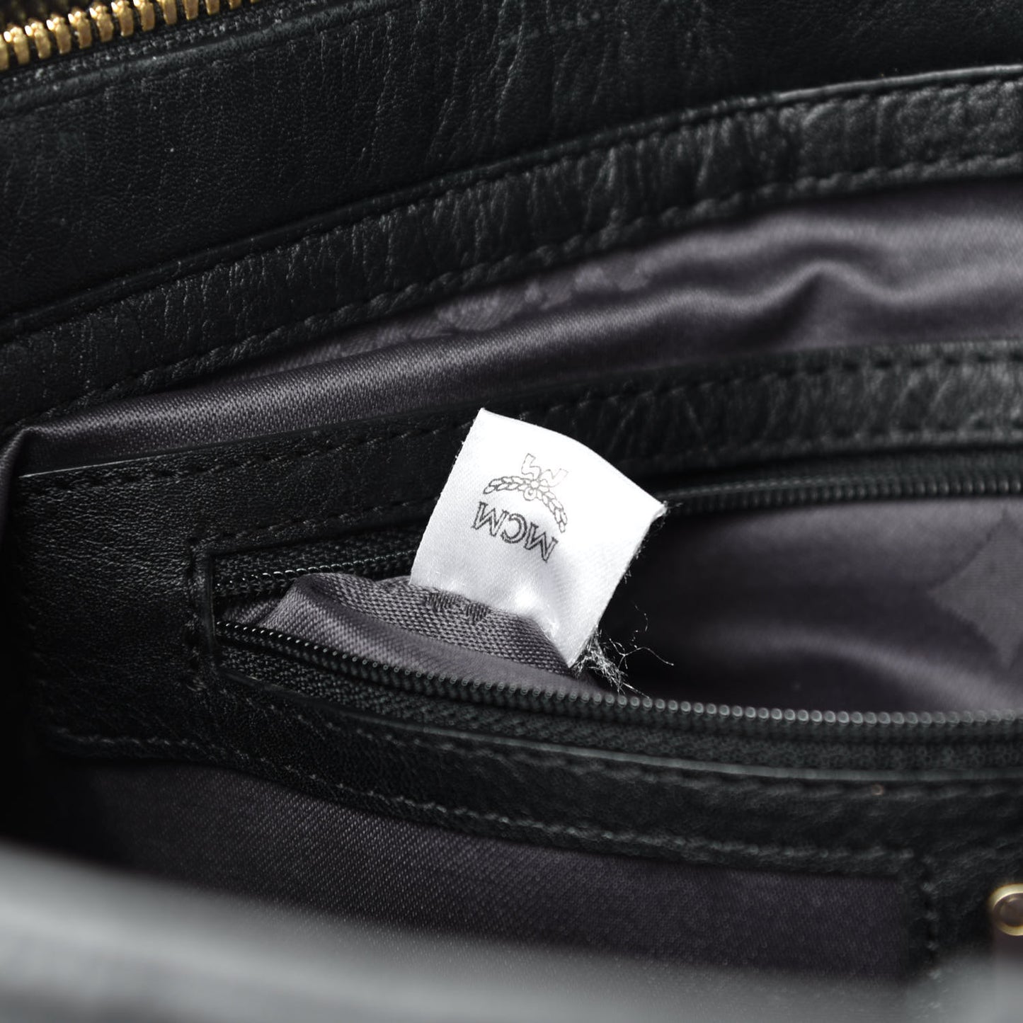 Calfskin Ottomar Monogram Tote Black