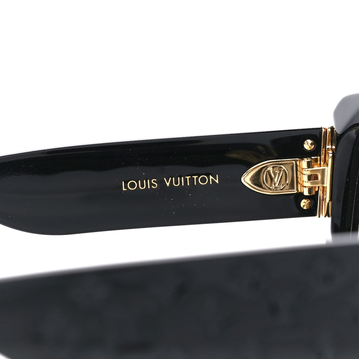 Acetate LV Empreinte Square Sunglasses Z1611E Black