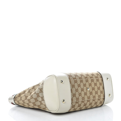 Gucci Monogram Web Medium Mayfair Tote Off White 4 of 9