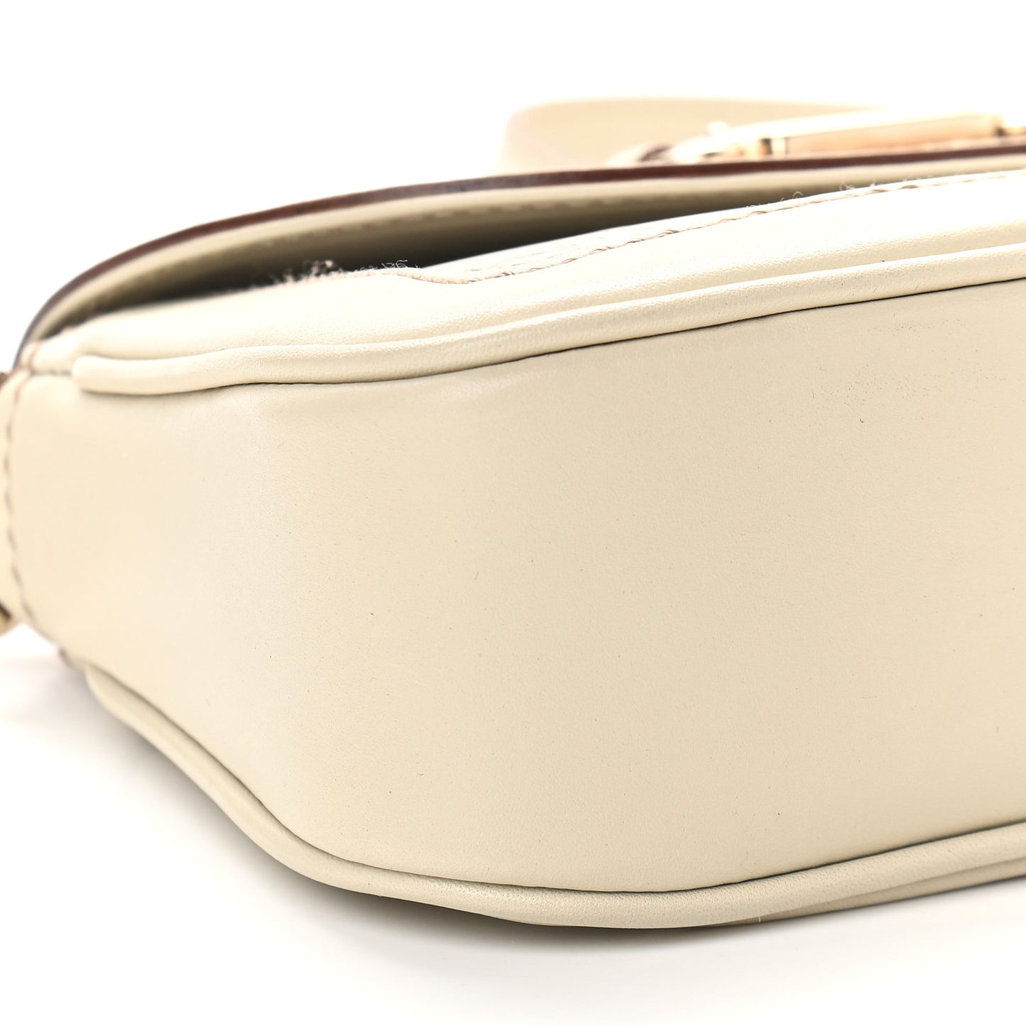 Guccissima Small Shoulder Bag Off White