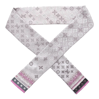 Louis Vuitton Silk Monogram Map Bandeau Pearl Pink 1 of 4