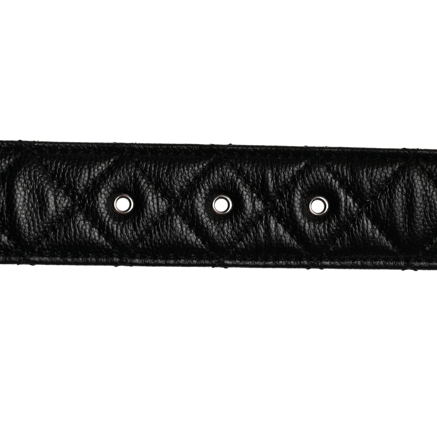 Caviar Quilted CC Chain Belt 95 38 Black