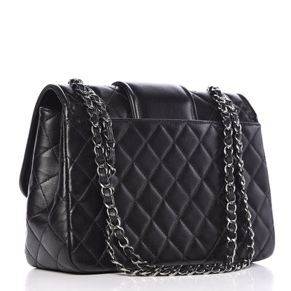 Chanel Lambskin Quilted Elementary Chic Flap Black 4 of 11