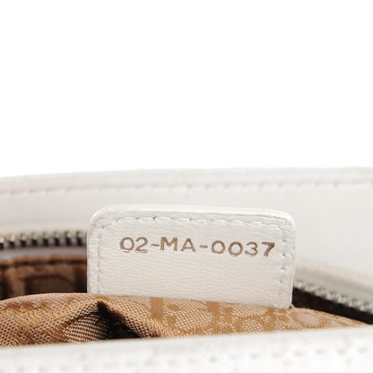 Christian Dior Lambskin Cannage Medium Lady Dior White 7 of 15