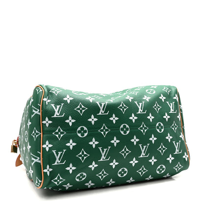 Louis Vuitton Calfskin Monogram Speedy P9 Bandouliere 40 Green 6 of 10