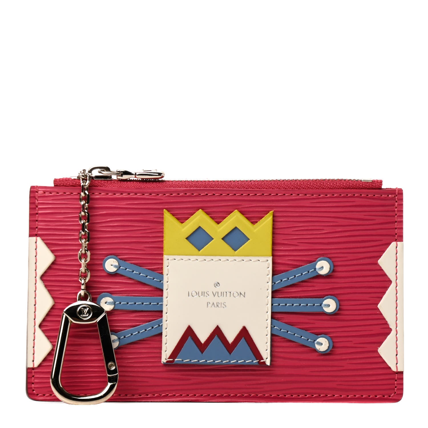 Louis Vuitton Epi Tribal Mask Key Pouch Pivoine 1 of 6