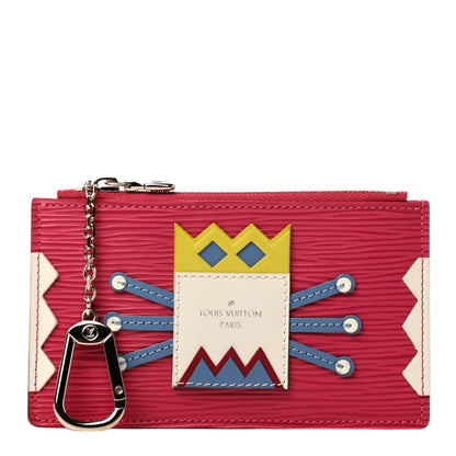 Louis Vuitton Epi Tribal Mask Key Pouch Pivoine 1 of 6