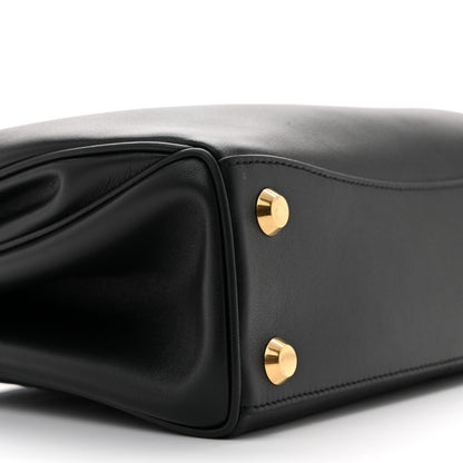 Balenciaga Natural Smooth Calfskin Small Rodeo Top Handle Handbag Black 9 of 12
