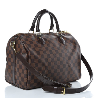 Louis Vuitton Damier Ebene Speedy Bandouliere 30 3 of 10