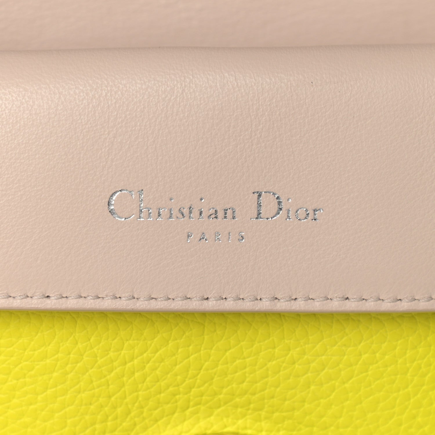 Christian Dior Bullcalf Mini Be Dior Flap Vert Acide 5 of 10
