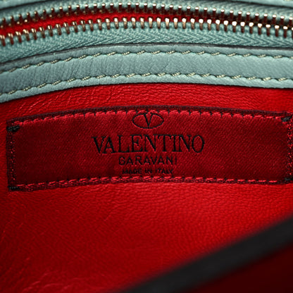 Valentino Garavani Nappa Rockstud Wristlet Clutch Morning Dew 6 of 8
