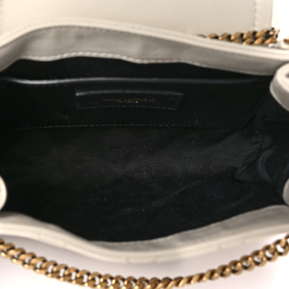 Saint Laurent Lambskin Quilted Monogram Mini Nolita Blanc Vintage 5 of 9
