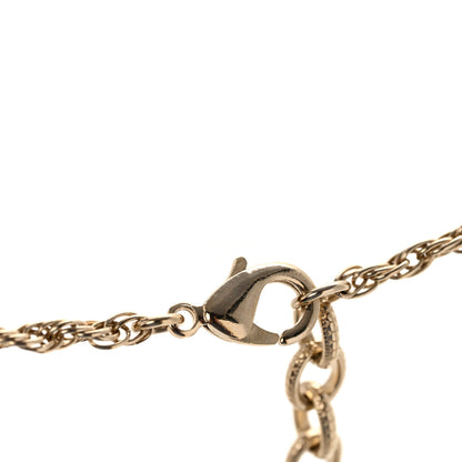 Chanel Pearl CC Round Pendant Necklace Gold 6 of 7