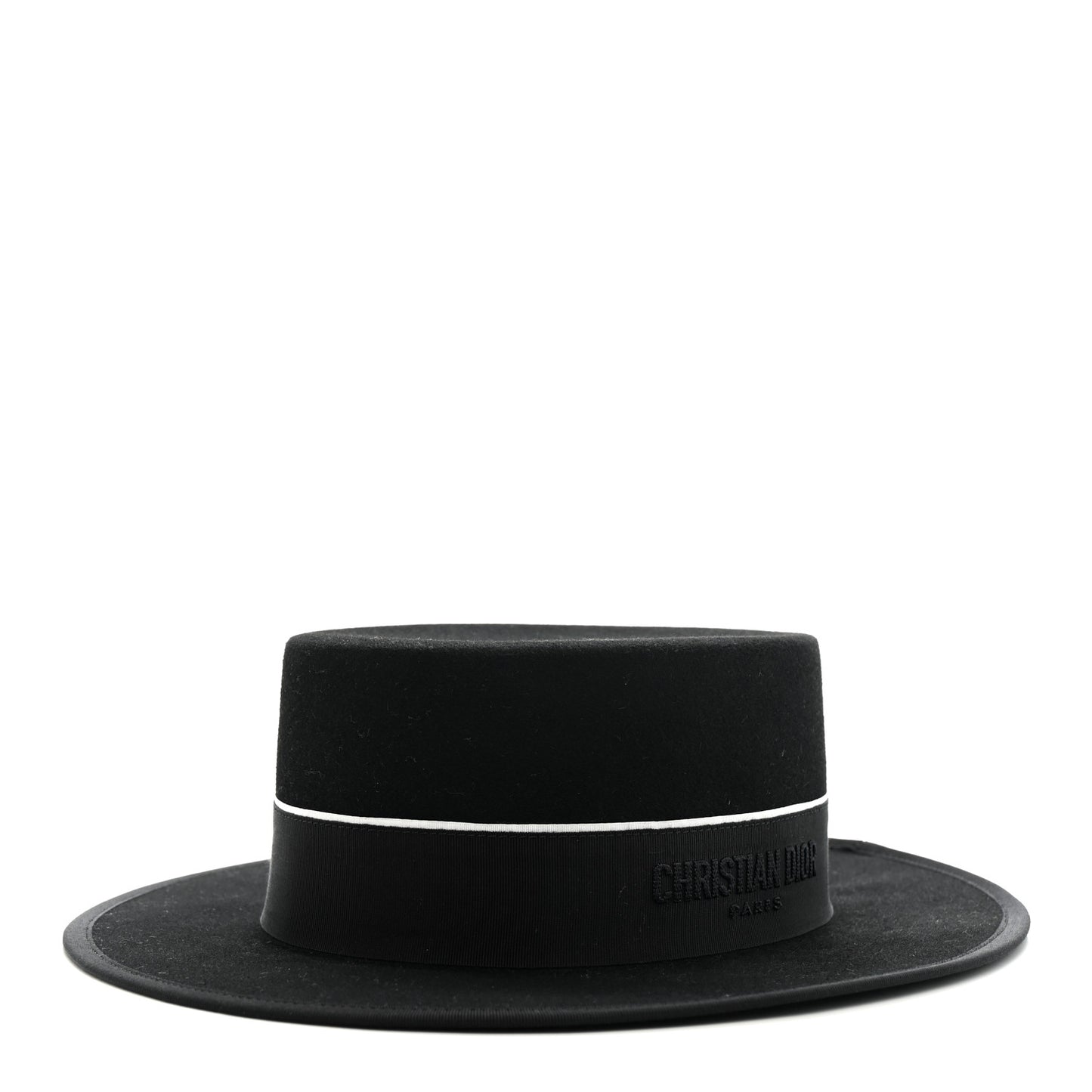 Felt Diorodeo Large Brim Hat 58 Black
