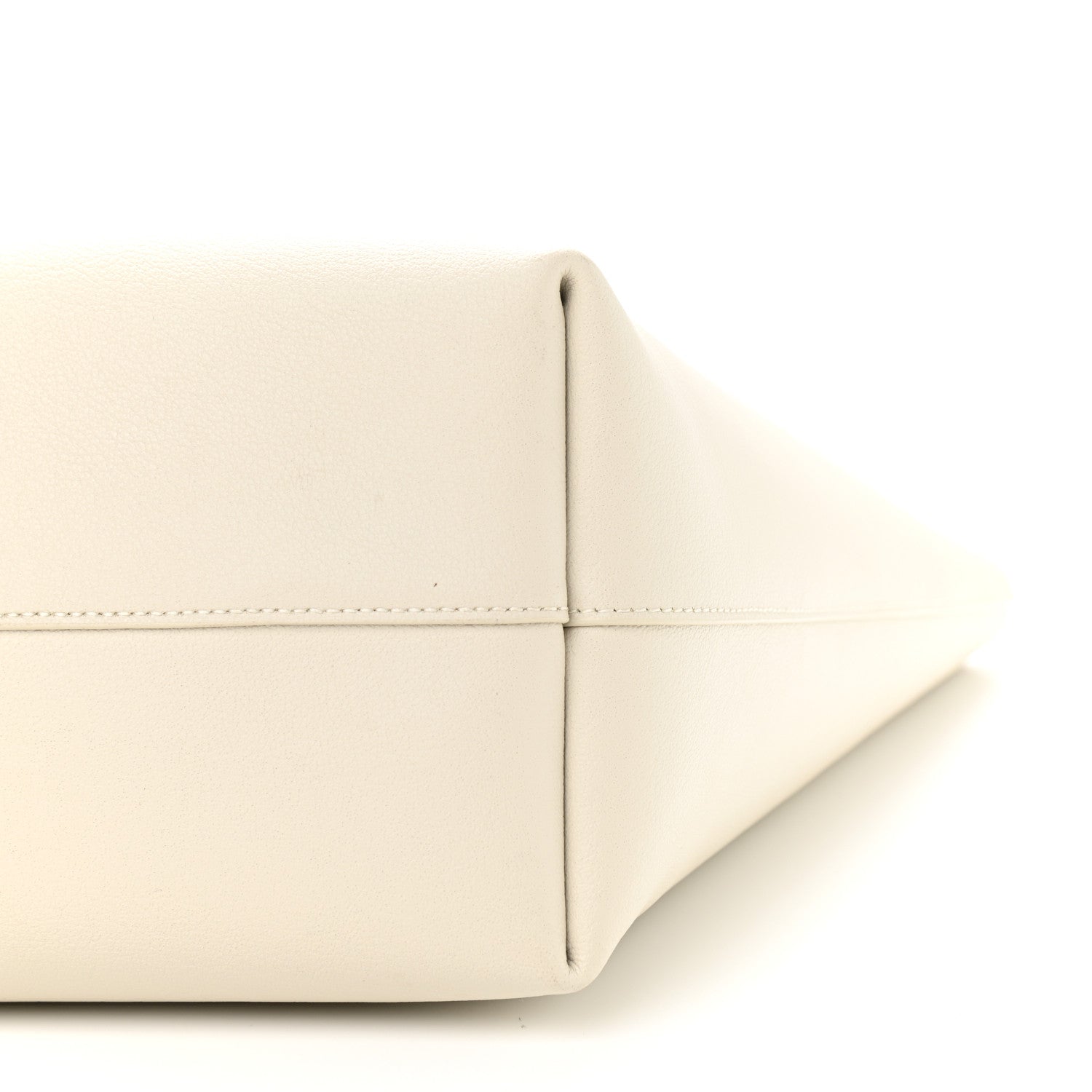 Saint Laurent Calfskin Large Shopping Tote Porcellana 10 of 12