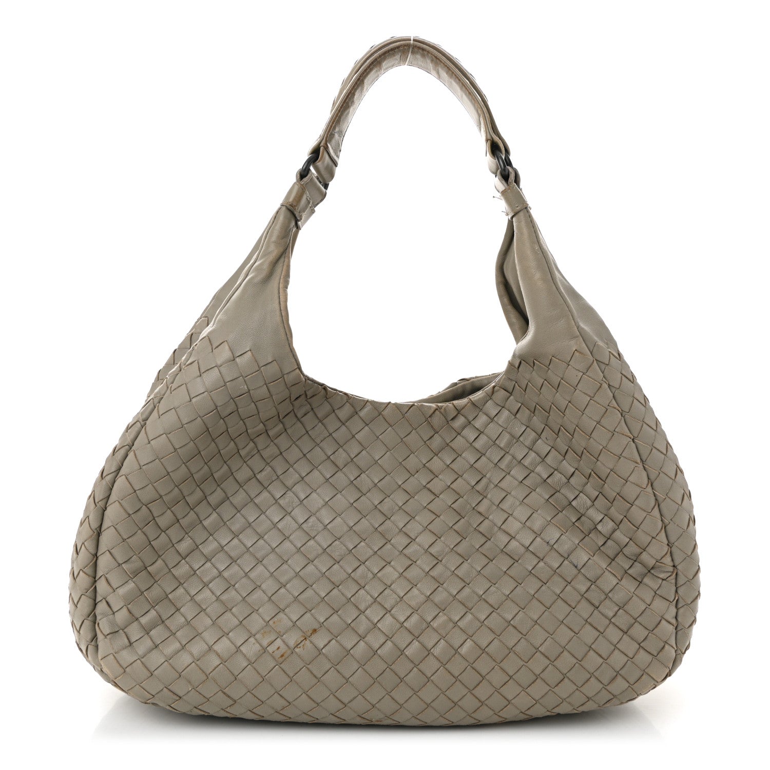 Bottega Veneta Nappa Intrecciato Medium Campana Hobo Light Grey 1 of 15