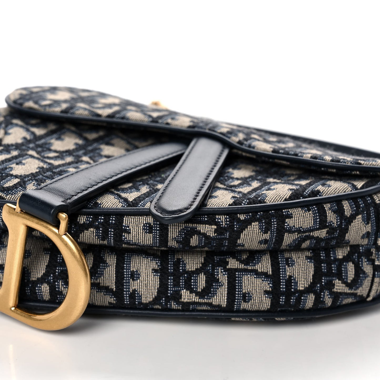 Oblique Mini Saddle Bag Blue