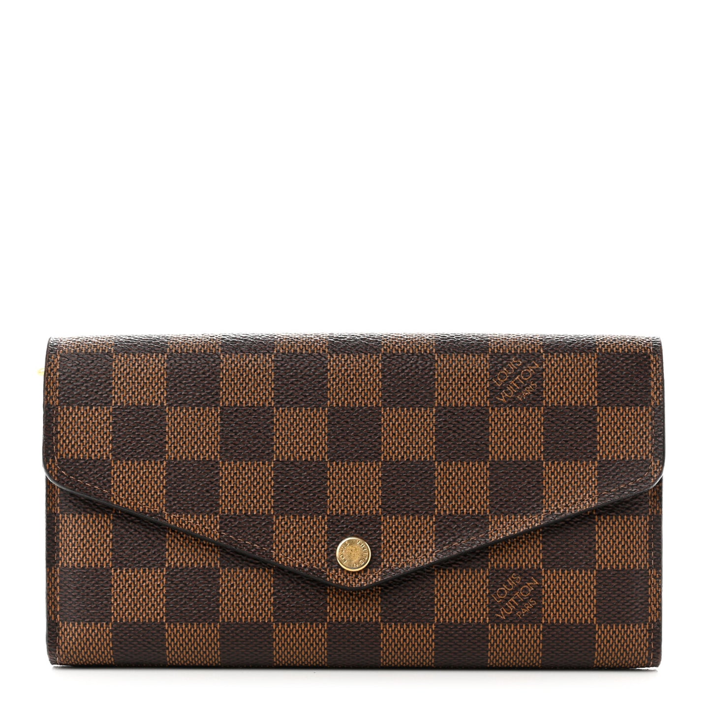 Damier Ebene Sarah Wallet NM Rose Ballerine