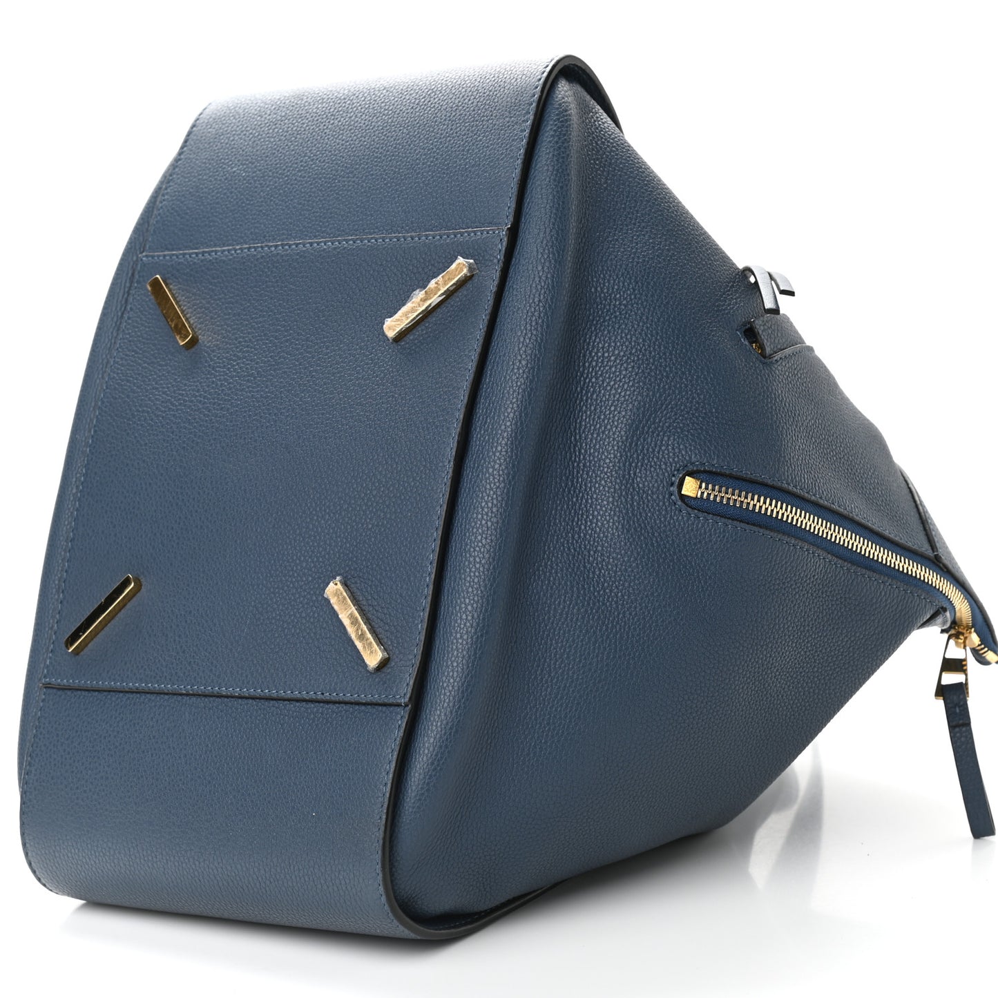 Calfskin Large Hammock Shoulder Bag Marine