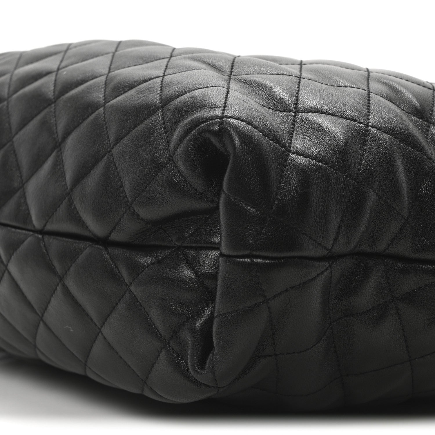 Saint Laurent Lambskin Quilted Maxi Icare Shopping Tote Black 11 of 11
