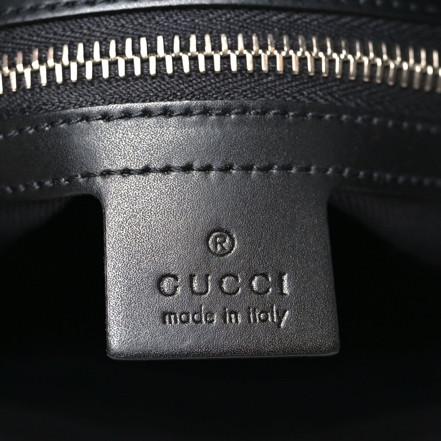 Gucci GG Supreme Monogram Web Small Flat Messenger Bag Black Grey 6 of 10