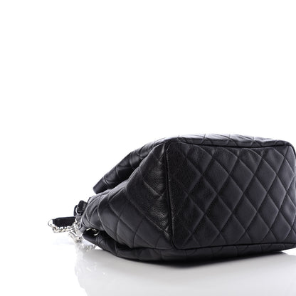 Chanel Caviar Quilted Small Chain Bucket Bag Black 6 of 12