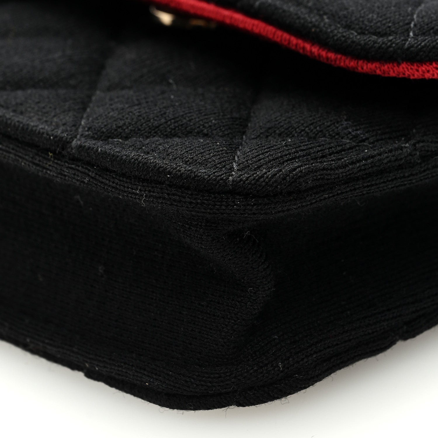 Chanel Jersey Quilted Micro Mini Flap Black 10 of 10
