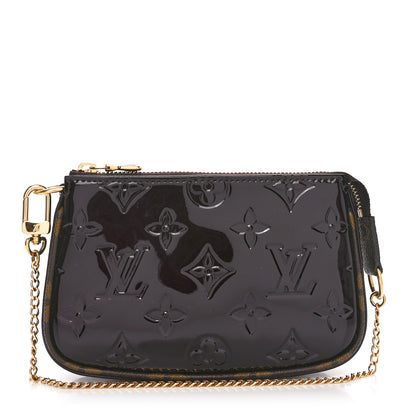 Louis Vuitton Vernis Monogram Mini Pochette Accessories Amarante 1 of 8