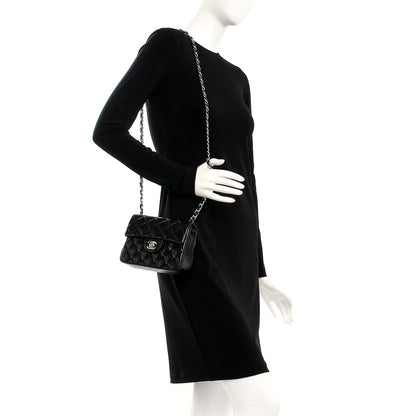 Chanel Lambskin Quilted Mini Square Flap Black 2 of 8