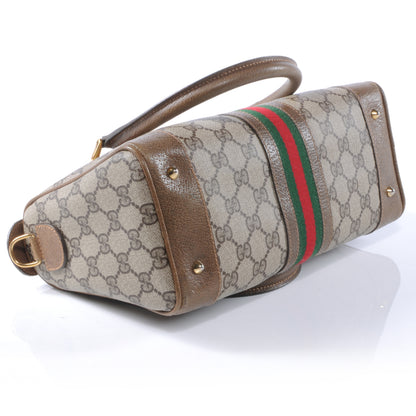 Gucci Monogram Web Boston Brown 4 of 7
