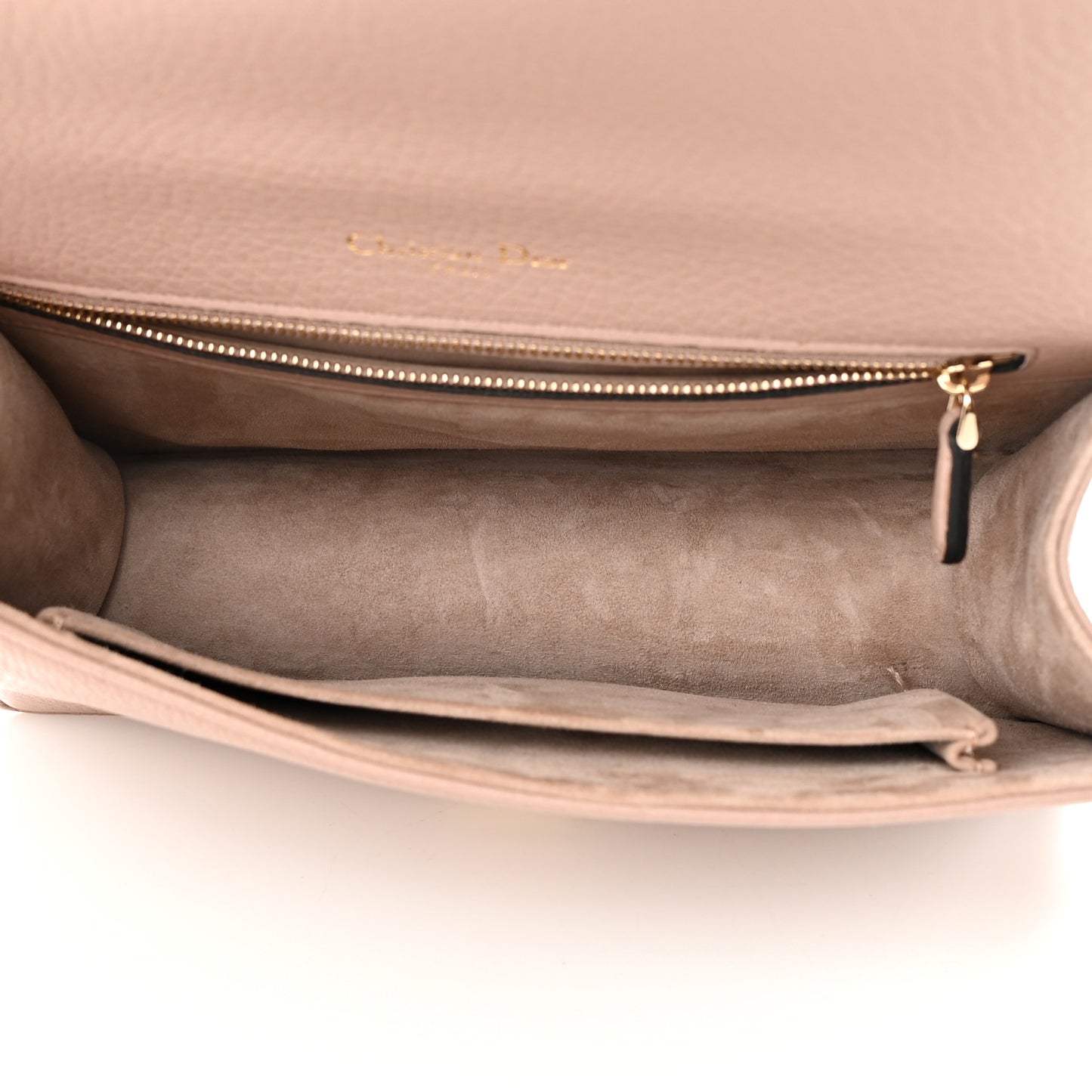 Grained Calfskin Medium Diorama Flap Bag Rose Poudre