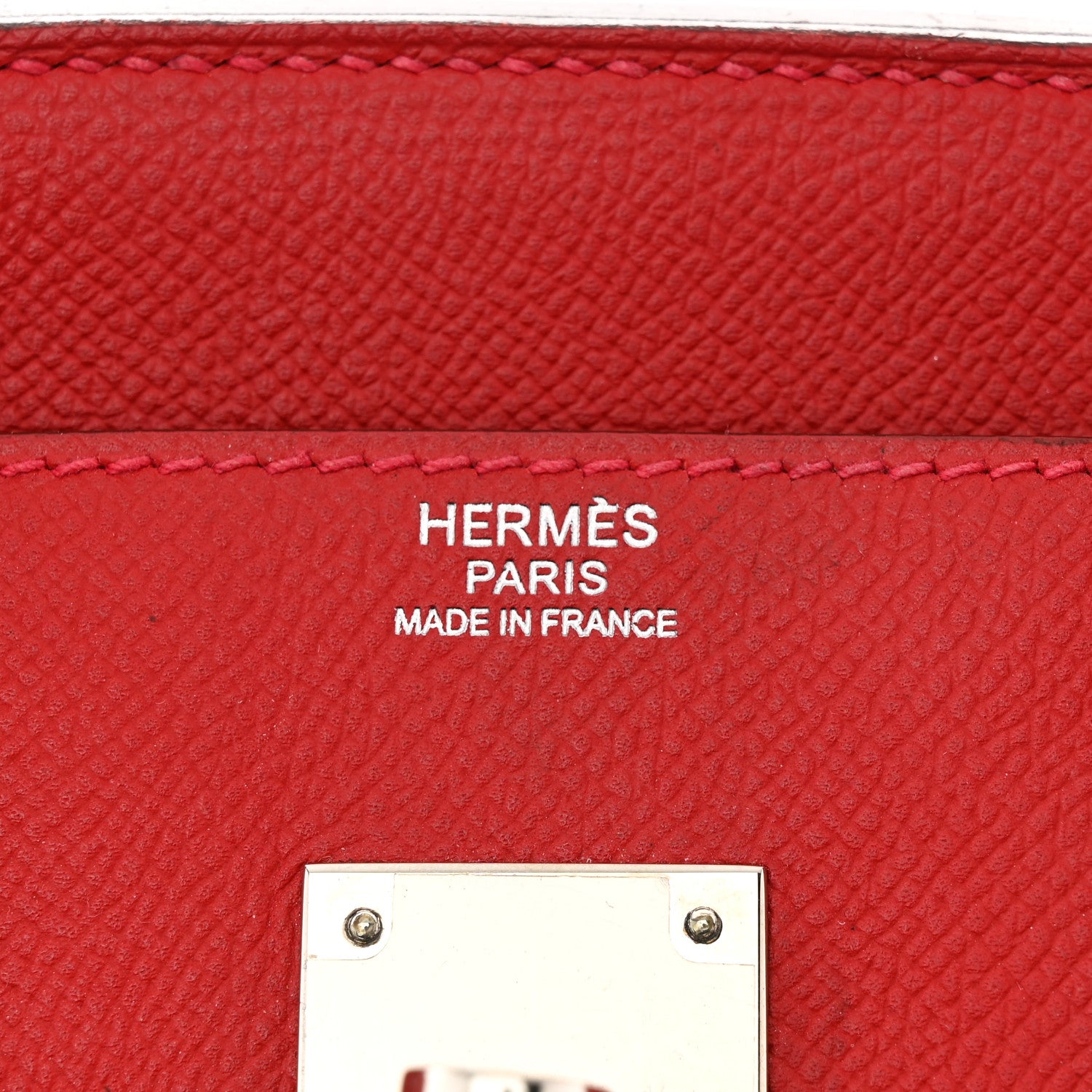 Hermes Epsom Birkin 30 Rouge Casaque 6 of 12