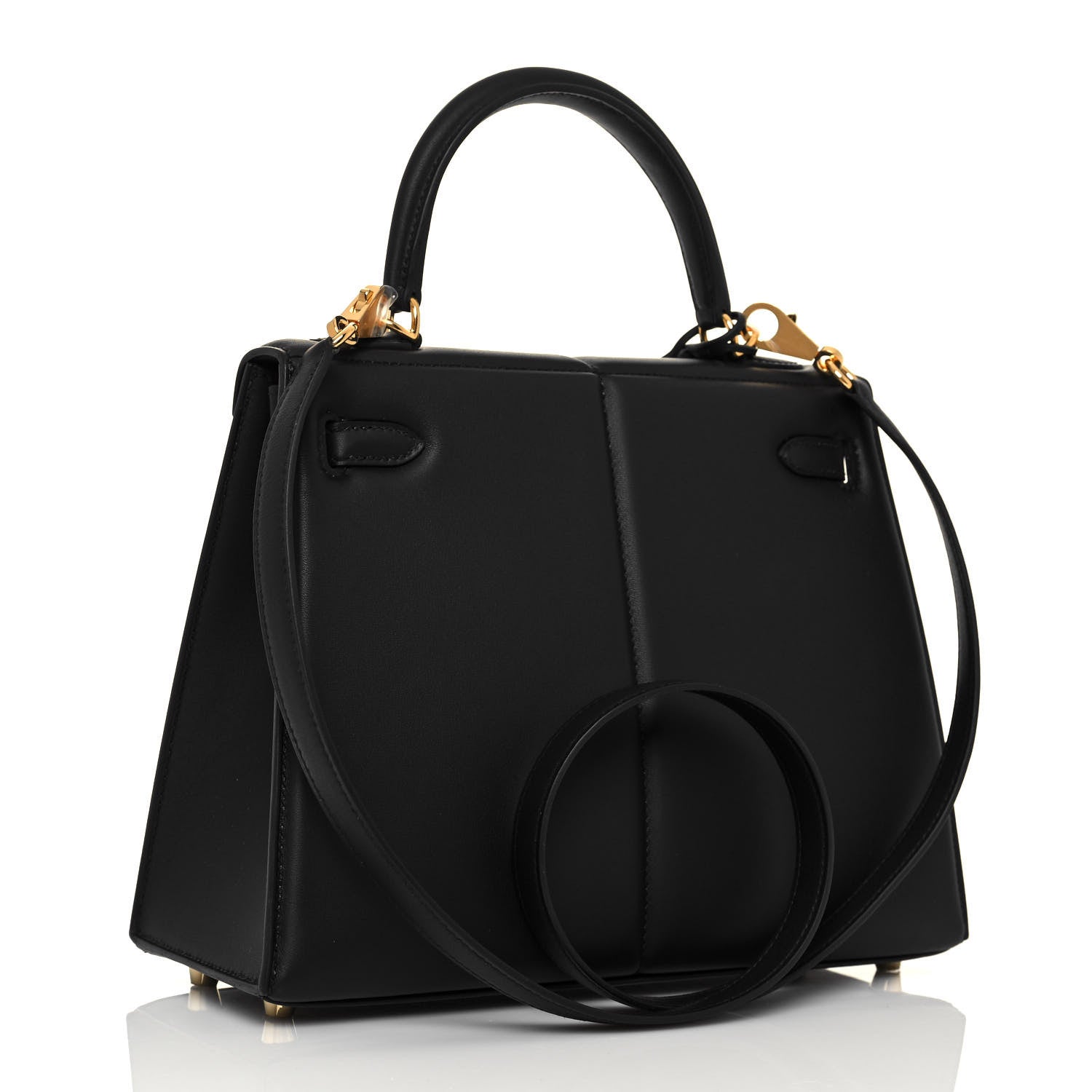 Hermes Swift Kelly Padded Sellier 25 Black 3 of 14