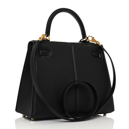 Hermes Swift Kelly Padded Sellier 25 Black 3 of 14
