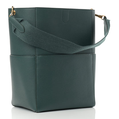 Celine Soft Grained Calfskin Sangle Bucket Bag Amazone 3 of 12