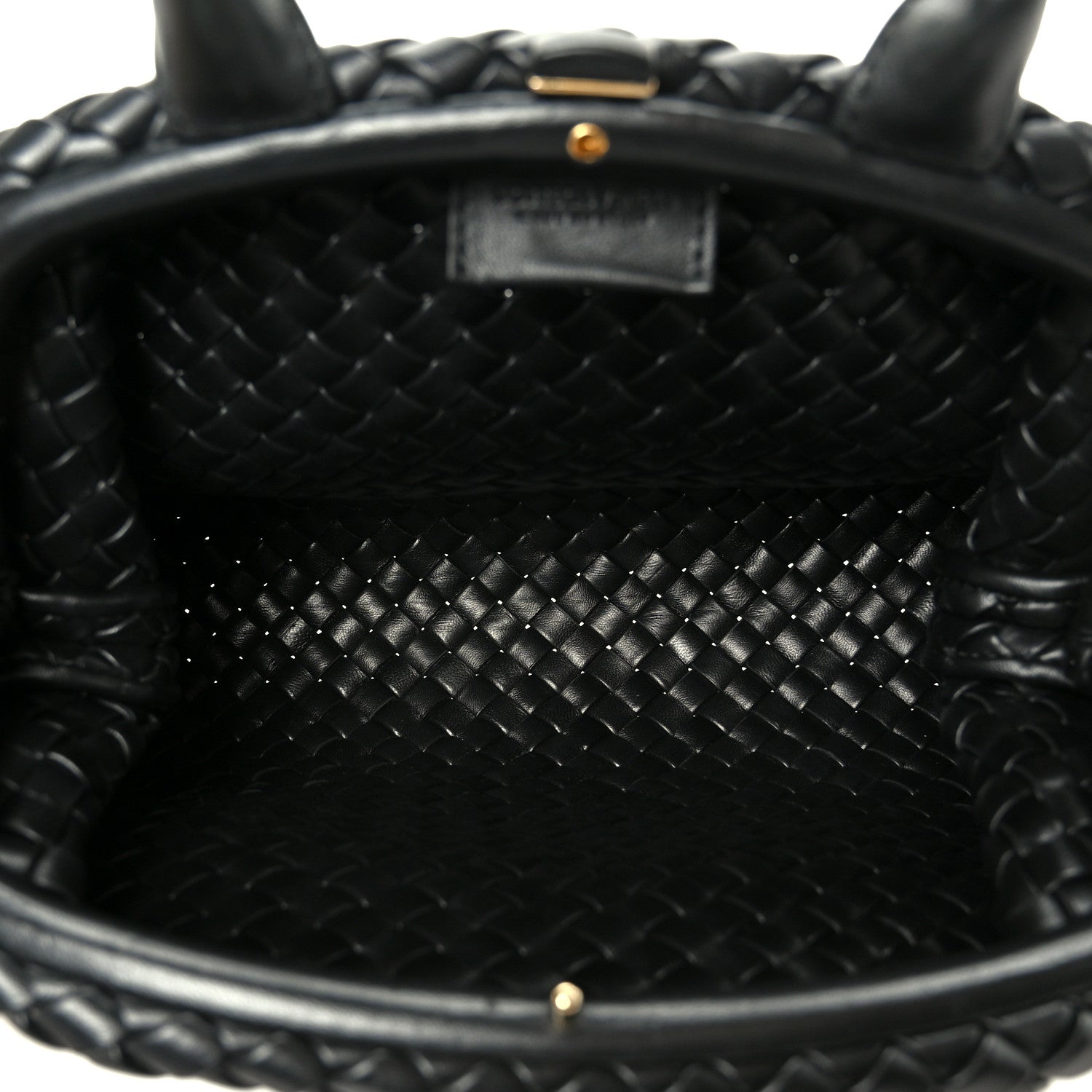 Bottega Veneta Nappa Intrecciato Small Padded The Handle Tote Black 8 of 19