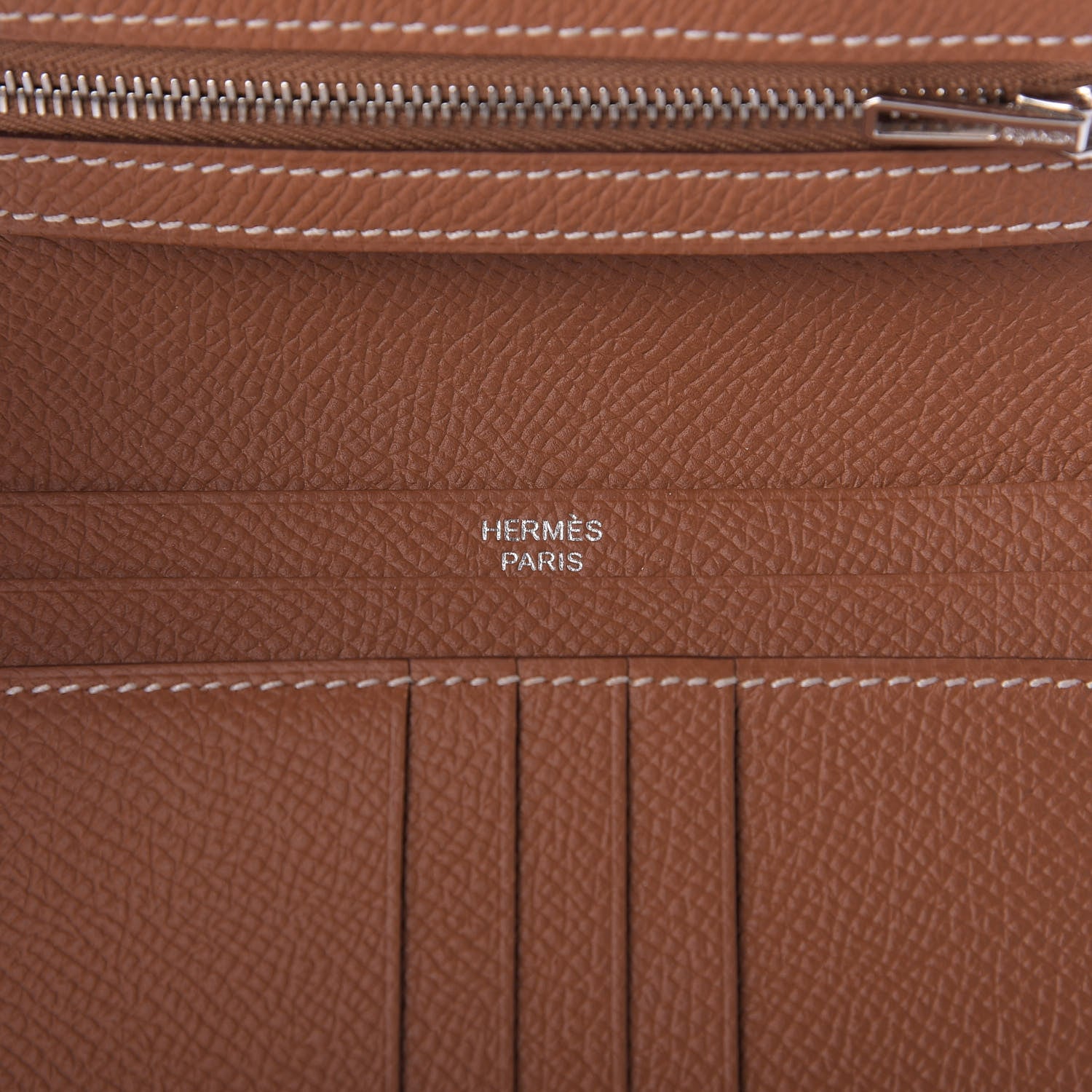 Hermes Epsom Bearn Compact Wallet Gold 7 of 9