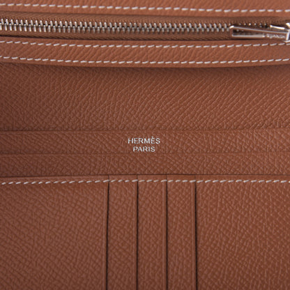 Hermes Epsom Bearn Compact Wallet Gold 7 of 9