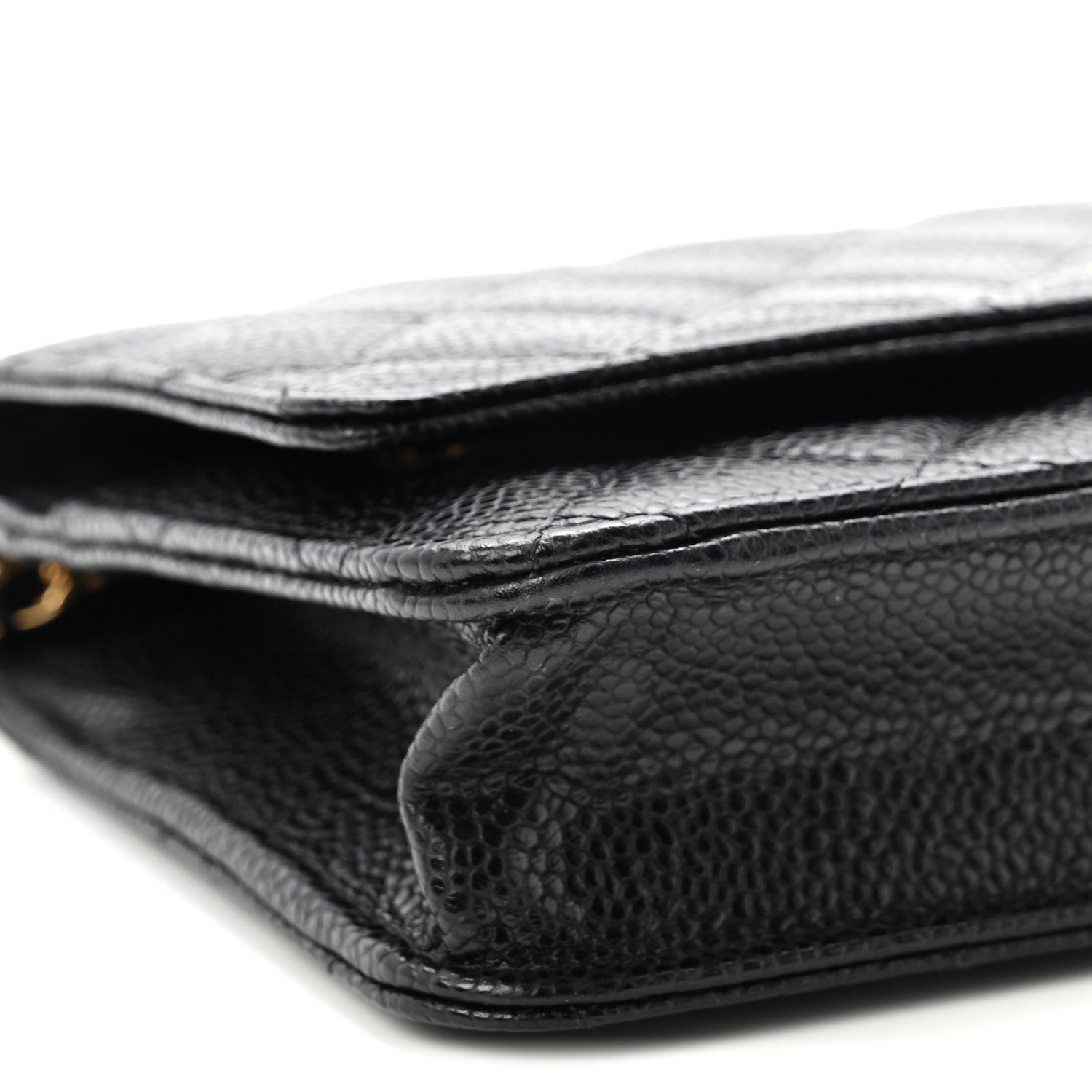 Chanel Caviar Quilted Wallet On Chain WOC Black 10 of 11