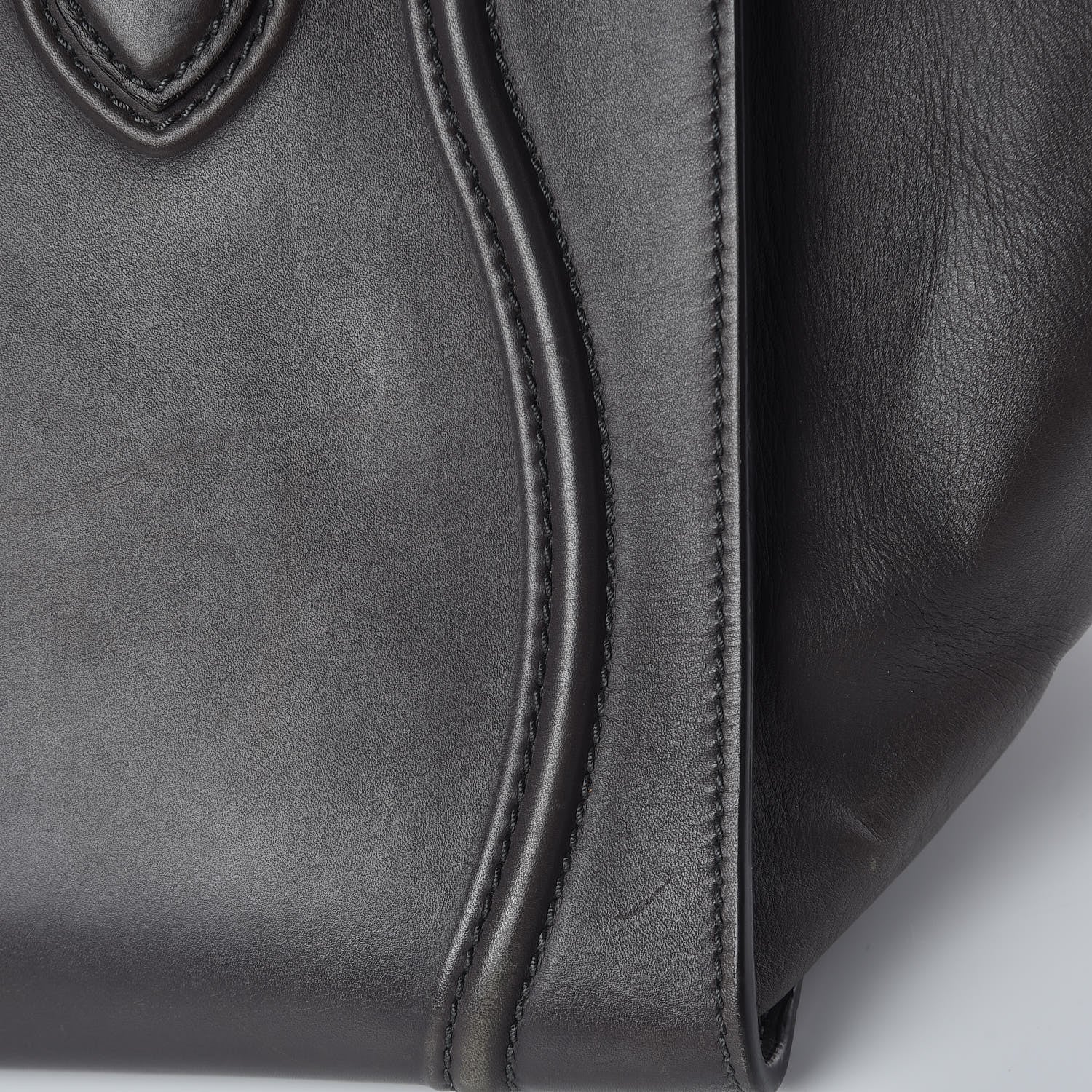 Celine Smooth Calfskin Medium Phantom Luggage Grey 10 of 11