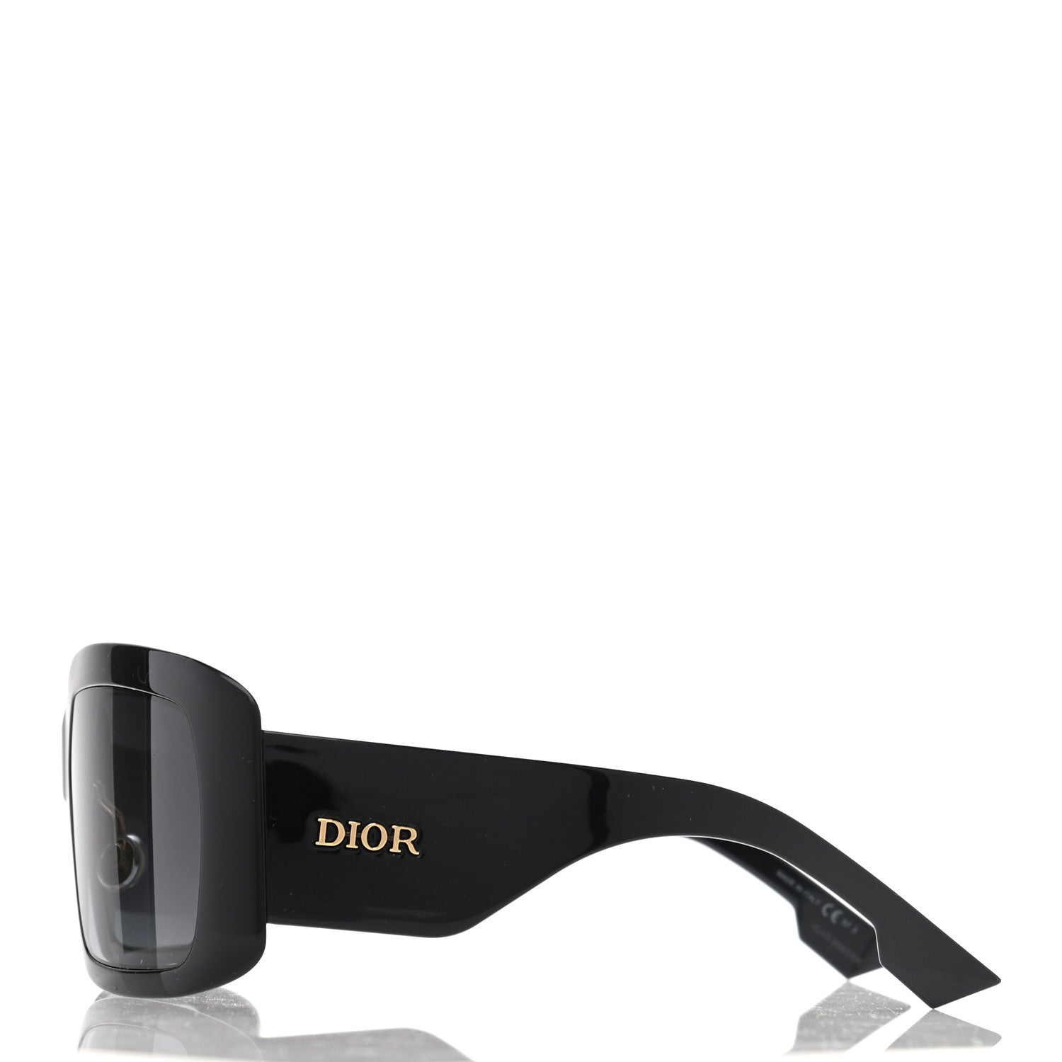 Christian Dior Acetate DiorSo Light 2 Shield Sunglasses Black 3 of 8