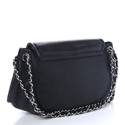 Chanel Caviar Half Moon Large Flap Black 2 of 4