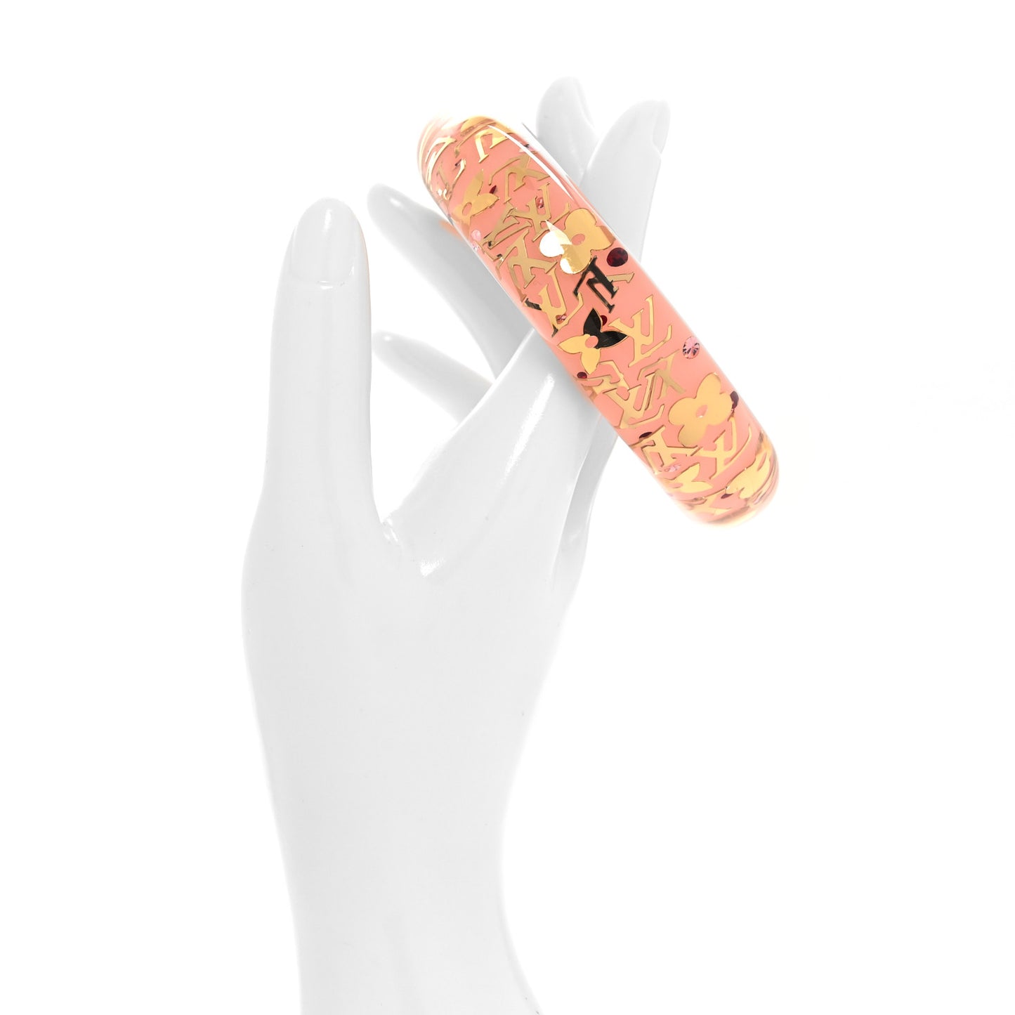 Resin Swarovski Medium Inclusion Bracelet GM Rose