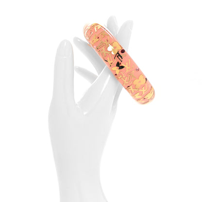 Louis Vuitton Resin Swarovski Medium Inclusion Bracelet GM Rose 2 of 3