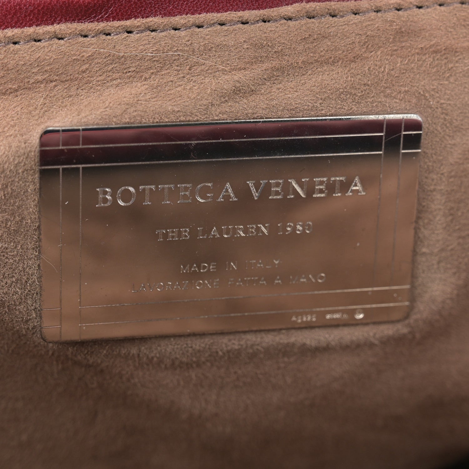 Bottega Veneta Nappa Intrecciato The Lauren 1980 Clutch Gigolo Red 7 of 12